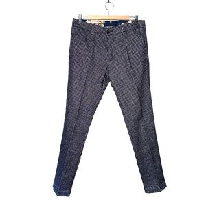 Myths Men’s Pantaloni Dyed Wire Houndstooth Dress Pants Size IT46 US30 NWT